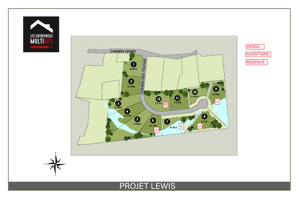 Plan Lewis - Map