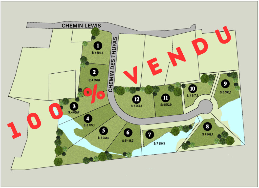 Plan Lewis - Map 100% VENDU